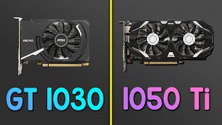 GT 1030 vs GTX 1050 Ti [upl. by Eizzil990]