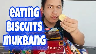 BISCUITS MUKBANG DEWBERRY OREO AND CREAM O CAKE BARMUKBANG PHILLIPINES [upl. by Zitah]