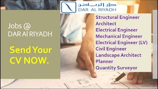 Jobs in Saudi Arabia  Civil Engineer Jobs  Construction Jobs  Dar Al Riyadh Jobs  Gulf Jobs [upl. by Polloch]