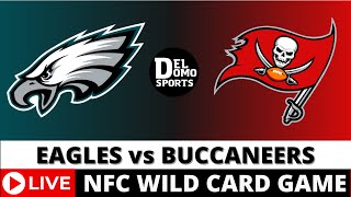 PHILADELPHIA EAGLES VS TAMPA BAY BUCCANEERS LIVE  NFL Game Score JAN 15 2024  NFC Wild Card Round [upl. by Blancha]