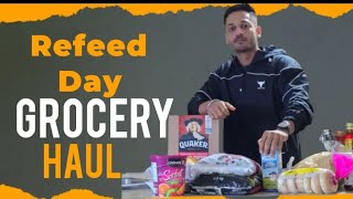 Indian full day eating high carbs day grocery list hindipunjabi [upl. by Enahpad621]