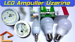 LED Ampuller Üzerine Detaylı İnceleme Karşılaştırma ve Çalışma Testi 28 [upl. by Dayna506]