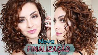 Finalização Cabelo Cacheado Curto  Cachos 2C3A [upl. by Navi60]