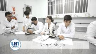 Laboratório de Parasitologia do UNESC [upl. by Moseley635]