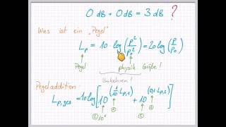 Rechnen mit Pegeln [upl. by Slosberg]