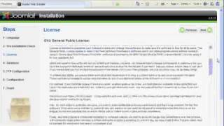 04 How to install Joomla [upl. by Kcirdle884]