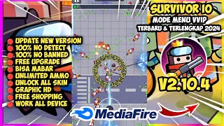 UPDATE‼️ Survivor Io Apk Mod Menu V2104 Terbaru 2024  UNLIMITED MONEY amp UNLIMITED AMMO [upl. by Lissie]