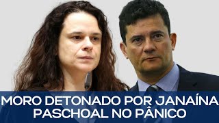 MORO DETONADO POR JANAÍNA PASCHOAL NO PÂNICO [upl. by Imoen]