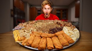 The Worlds BIGGEST Chinese Food Platter Challenge [upl. by Ryter]