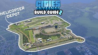 Building A Detailed Regional Airport In Cities Skylines  25 Tiles Build Guide [upl. by Niles]