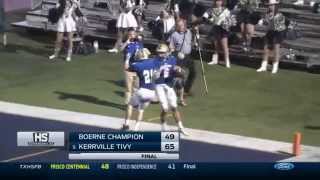 High School Scoreboard Boerne Champion vs Kerrville Tivy [upl. by Ellennad]