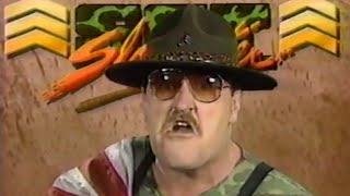 Sgt Slaughter turns on the Triangle of Terror  Promo shorts [upl. by Enialahs]