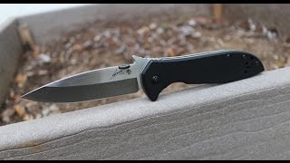 Kershaw Emerson CQC 4KXL Knife Review An quotOkayquot Knife [upl. by Binnie224]