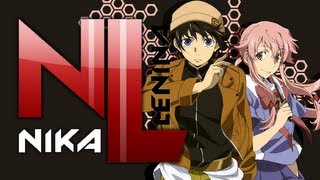 Mirai Nikki  Kuusou Mesorogiwi Nika Lenina Russian TV Version [upl. by Donavon]