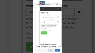 How to Add acronyms to your custom vocabulary with Dragon Medical One [upl. by Paloma]