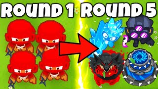 Every 5 ROUNDS I Randomize My Towers Can I BEAT Bloons TD 6 [upl. by Ainevuol]