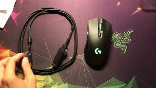 Mở hộp Chuột Gaming không dây Logitech G703 Hero 16K [upl. by Ruomyes800]