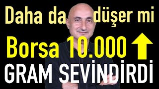 Daha da düşer mi  Borsa 10000i geçer mi  Gram altın sevindirdi [upl. by Persson217]