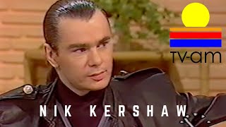 Nik Kershaw Interview TVAM 1989 [upl. by Analli]