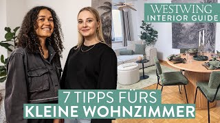 Kleines Wohnzimmer einrichten  Tipps für ein schöneres Zuhause  Makeover [upl. by Rabma]