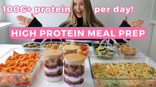 Healthy amp High protein Meal Prep  100G  protein per day [upl. by Mcdermott]