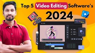 Top 5 Video Editing👍Software in 2024  Best Video Editing software For PC  Professional Editing💥 [upl. by Ashjian]