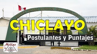 👮‍♂️ CHICLAYO Postulantes y Puntajes 2022 Admisión EESTP [upl. by Eekorehc980]