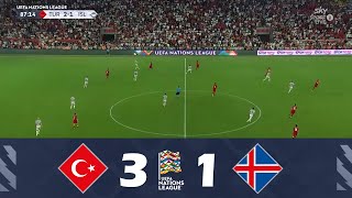 Türkiye  İzlanda 31  UEFA Uluslar Ligi 202425  Maç Özeti [upl. by Nagap779]