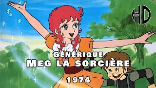 Générique de Meg la sorcière 魔女っ子メグちゃん  HD  1974 [upl. by Eidnew]