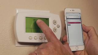 Honeywell WiFi Thermostat  Install and Setup [upl. by Hpesojnhoj]