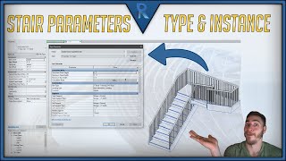 Everything You Need to Know About Stair TypeInstance Parameters  Revit [upl. by Akemit]