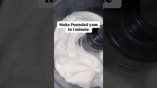 How to make pounded yam with food processor Are you team mortar and pestle Abi your team processor [upl. by Finah]