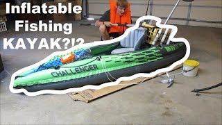 Inflatable Fishing Kayak Modifications and Upgrades [upl. by Dnomsaj154]