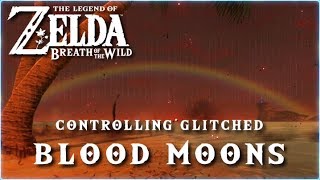 Breath of the Wild How to Cause amp Carry Glitched Blood Moons Wii U [upl. by Cirtemed7]