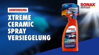 How to use SONAX XTREME Ceramic Spray Coating [upl. by Nallac]