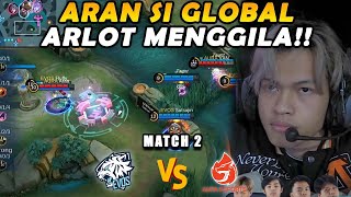 GILA ARLOT ARAN BENER2 GILA COY BARISAN PERTAHANAN EVOS DIBIKIN PUSING  AURA VS EVOS MATCH 2 [upl. by Ettelra859]