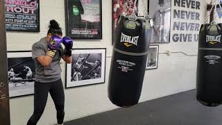 Maricela Cornejo work out after sparring Cecilia Brækhus [upl. by Anomor645]