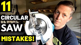 11 WORST CIRCULAR SAW MISTAKES And How To Avoid themDONT DO THESE THINGS KickbackBinding [upl. by Eednas]