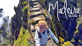 Madeira the most thrilling hike Pico do Arieiro to Pico Ruivo  Vlog 1  World Wanderista [upl. by Annaeel]