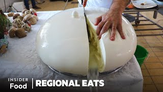 How 20 Cheeses Are Made Around The World  Regional Eats  Insider Food Marathon [upl. by Ykvir]