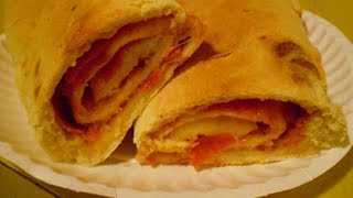 How to Make Pepperoni Pizza Bread Pt 2 [upl. by Ellevart713]