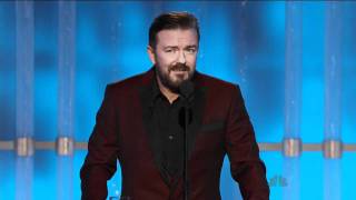 Golden Globes 2012  Ricky Gervais Opening Monologue [upl. by Karisa]