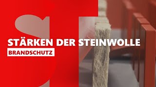 Brandschutz Stärken der Steinwolle  ROCKWOOL [upl. by Adnowal828]