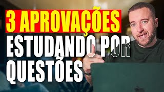 Como ESTUDEI POR QUESTÕES e fui APROVADO EM 3 CONCURSOS em 1 ano [upl. by Whitehouse]