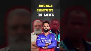 Indian Cricketers Who Scored Double Centuries in Love 🏏❤️ cricket [upl. by Riamu]