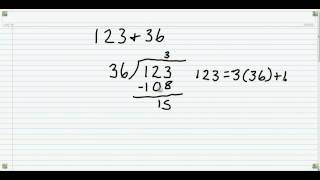 Finding the GCF using the Euclidean Algorithm [upl. by Rox]