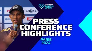 Paris 2024 Press Conference Highlights  Wanda Diamond League [upl. by Fawna279]