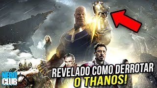 REVELADO O MODO DE DERROTAR THANOS EM VINGADORES ULTIMATO [upl. by Hessler]