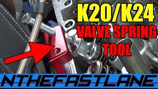 How To Replace Valve Springs amp Retainers On A Honda Kseries [upl. by Harbot]