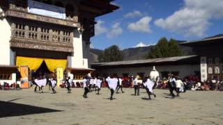 The Black Necked Cranes Festival in Bhutan [upl. by Niltak475]